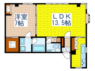 メゾンイヴの物件間取画像